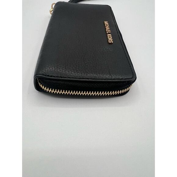 Michael Kors Jet Set Medium Travel Zip Around Wallet with Wristlet Strap - Picture 3 of 7